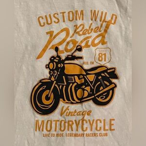 Vintage Motorcycle Graphic Tee sleeveless